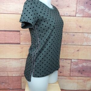𝅺Velvet polka dot shirt size XS